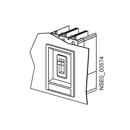3VL9300-8BC00 SIEMENS accessori per VL160X, VL160, VL250, Mostrina frontale per differenziale IP40, per inst..