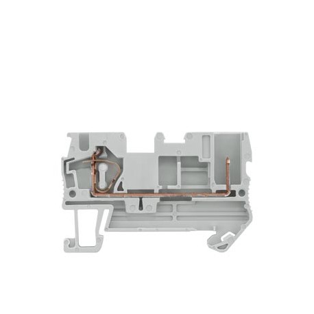 8WH5100-2KG01 SIEMENS HYBRID FEED-THROUGH TERMINAL, PLUG AND SPRING CONNECTION, SECTION 0.08 4 MM2, WIDTH 6...