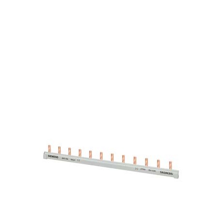 5ST3764 SIEMENS Pin busbar, 1-phase 10 mm2, 56 pins, Insulation gray can be cut, without end caps