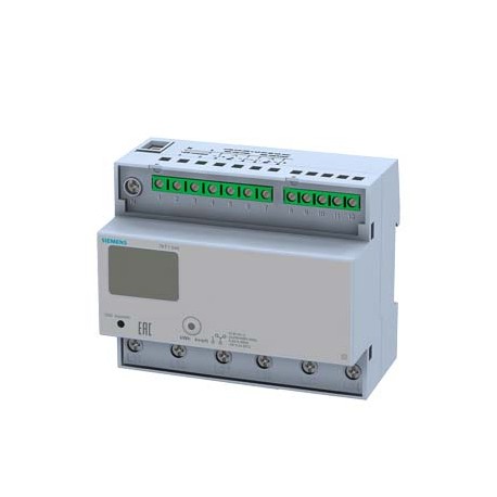 7KT1546 SIEMENS Contatori di energia con display LC, trifase 125A, 2xS0,2 tariffa, collegamento diretto con ..