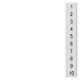 8WH8141-1AB75 SIEMENS Labeling plate, flat, with 71-80, horizontal, Terminal width: 4.2 mm, H: 6.4 mm, white