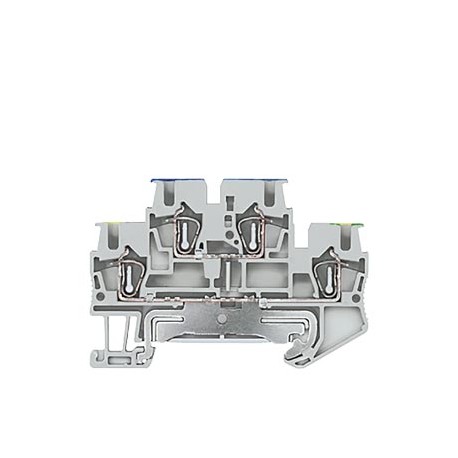 8WH2020-4BF00 SIEMENS TWO-TIER TERMINAL PE CONTACT TOP, LE B. WITH SPRING CONNECTION, SECTION: 0.08 2.5 MM2,..