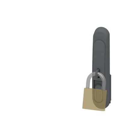 8MF1000-2VN SIEMENS SIVACON, leva girevole, predisposta per lucchetto con spessore dell'archetto max. di 10 ..
