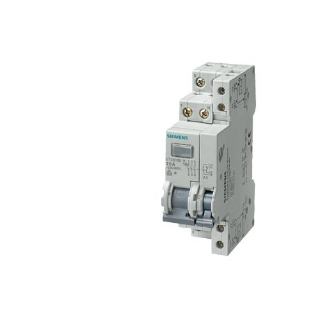 5TE8108 SIEMENS Control switch 20 A 3 NO 1 lamp 230 V with auxiliary current switch 1 NO + 1 NC