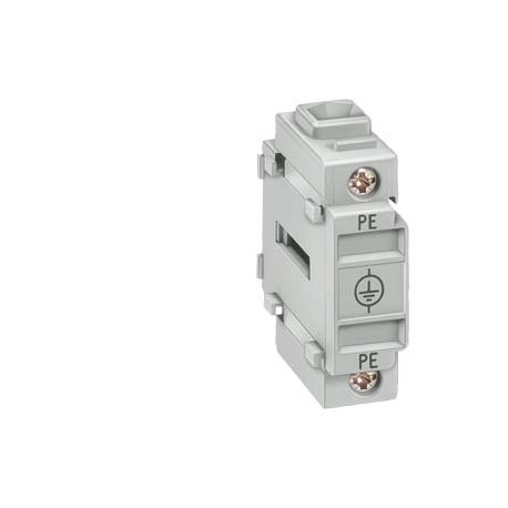 3LD9200-2B SIEMENS Morsetto per conduttore di neutro/PE, continuo, per fissaggio frontale, ... 16 A, accesso..