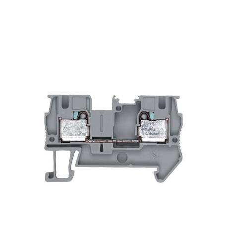 8WH6000-0AG00 SIEMENS morsetto, con attacco ad innesto iPo, morsetto passante, 4mm², grigio