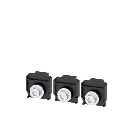 3VA9403-0QA00 SIEMENS Attacchi piatti a vite, 3 pezzi Accessori per: 3VA1 400/630 3VA2 400/630