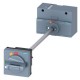 3VA9257-0FK21 SIEMENS door mounted rotary operator standard IEC IP65 with door interlock accessory for: 3VA1..