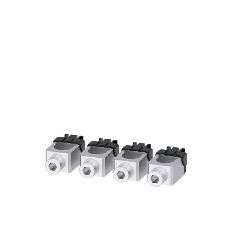 3VA9254-0JB12 SIEMENS morsetto di collegamento per conduttore tondo 4 pezzi Accessori per: 3VA1 250