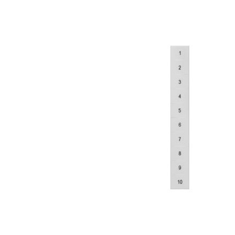 8WH8140-4AB15 SIEMENS etichetta di siglatura, iscrizione frontale, larghezza del morsetto 8,2 mm, fissaggio ..