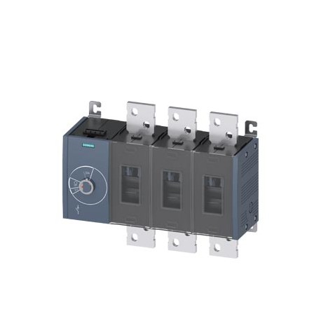 3KD5034-0RE10-0 SIEMENS sezionatore sottocarico 1000A, grand. costr. 5, a 3 poli comando laterale a sinistra..