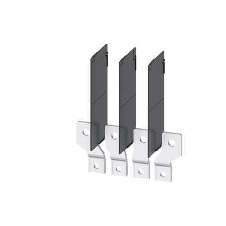 3VA9264-0QC00 SIEMENS attacco a sbarra divaricato sul lato frontale 4 pezzi Accessori per: 3VA2 100/160/250