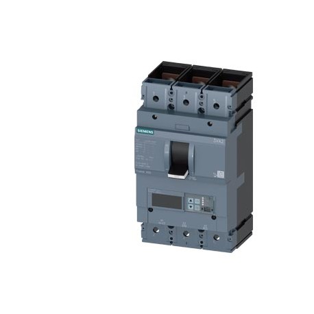3VA2450-5MQ32-0AA0 SIEMENS circuit breaker 3VA2 IEC frame 630 breaking capacity class M Icu 55kA @ 415V 3-po..
