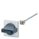 8UC7111-1BB10 SIEMENS comando porta 8UC7 operatore grigio scuro/verde blu Basic mostrina frontale grigio chi..