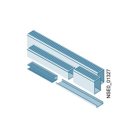 8MF1380-2HL7 SIEMENS SIVACON, canaleta de cables, sin halógenos, L: 2000 mm, Al: 75 mm, An: 125 mm