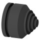 8PQ9400-0BA33 SIEMENS SIVACON S4 cable entry, cab.dia 14-38mm,inst.dia. 46mm, 1 pack 6 units