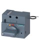 3VA9157-0EK23 SIEMENS front mounted rotary operator standard with door interlock IEC IP30/40 24V DC lighting..