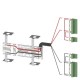 3KC9833-3 SIEMENS Accessory for 3KC8 Power supply cable for connection at the bottom 2-pole for 630 A for 3-..