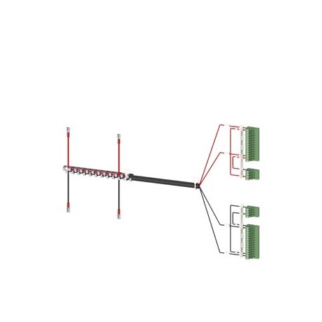 3KC9833-5 SIEMENS accessori per 3KC8 cavo di alimentazione di tensione per attacchi inferiori a 2 poli per 1..