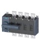 3KD4442-0QE10-0 SIEMENS sezionatore sottocarico 500A, grand. costr. 4, a 4 poli comando frontale a sinistra ..
