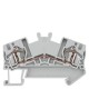 8WH2500-0AG00 SIEMENS FEED-THROUGH TERMINAL WITH SPRING CONNECTION, COMPACT DESIGN, SECTION: 0.08 4 MM2, WID..