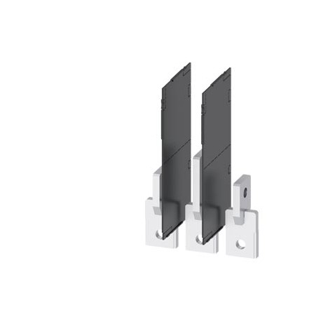 3VA9483-0QD00 SIEMENS attacco a sbarra anteriore a sviluppo verticale, 3 pezzi Accessori per: 3VA1 400/630 3..