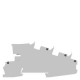 8WH6001-4FF00 SIEMENS morsetto, con attacco ad innesto iPo, morsetto per installazione, PE/L/NT, 2,5mm², gri..