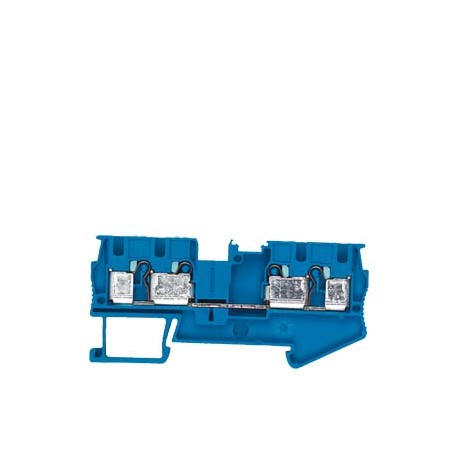 8WH6004-0AG01 SIEMENS morsetto, con attacco ad innesto iPo, morsetto passante, 4mm², blu