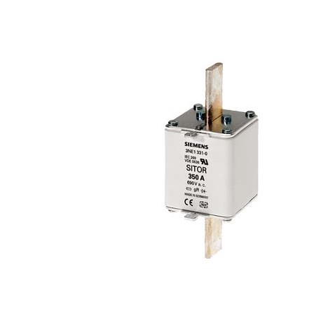 3NE1333-2 SIEMENS Cartuccia fusibile SITOR, con contatti a coltello, NH2, In: 450 A, gR, Un AC: 690 V, Un DC..