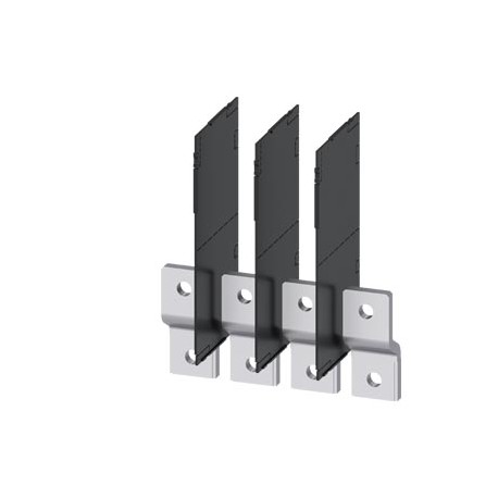 3VA9484-0QB00 SIEMENS attacco a sbarra anteriore sul lato frontale 4 pezzi Accessori per: 3VA1 400/630 3VA2 ..