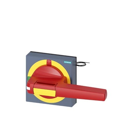8UD1851-3CF05 SIEMENS Organe de commande avec plastron Coupure d'urgence avec éclairage Taille 100 x 100, po..