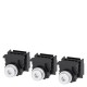 3VA9113-0QA00 SIEMENS Attacchi piatti a vite, 3 pezzi Accessori per: 3VA1 100/160
