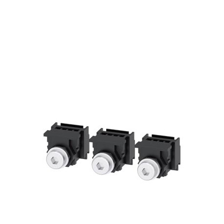 3VA9113-0QA00 SIEMENS Attacchi piatti a vite, 3 pezzi Accessori per: 3VA1 100/160