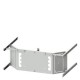 8PQ6000-6BA37 SIEMENS SIVACON S4 mounting plate 3VL2 and 3VL3 4-pole fixed-mounted through mod door RCD modu..