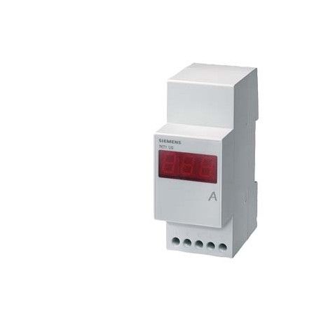 7KT1120 SIEMENS AMPERE-METER, DIGITAL AC 25A +999/5A, DEPTH 70MM FOR DIRECT AND TRANSF.CONNEC.