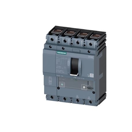3VA2140-8HK46-0AA0 SIEMENS circuit breaker 3VA2 IEC frame 160 breaking capacity class L Icu 150kA @ 415V 4-p..