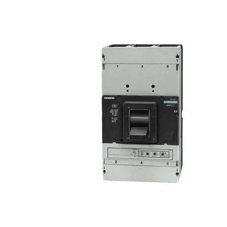 3VL6780-1MG36-0AA0 SIEMENS circuit breaker VL800N standard breaking capacity Icu 55kA, 415V AC 3-pole, line ..