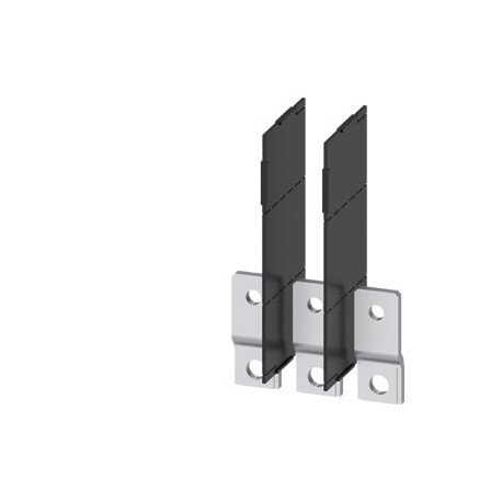 3VA9253-0QB00 SIEMENS attacco a sbarra anteriore sul lato frontale 3 pezzi Accessori per: 3VA1 250