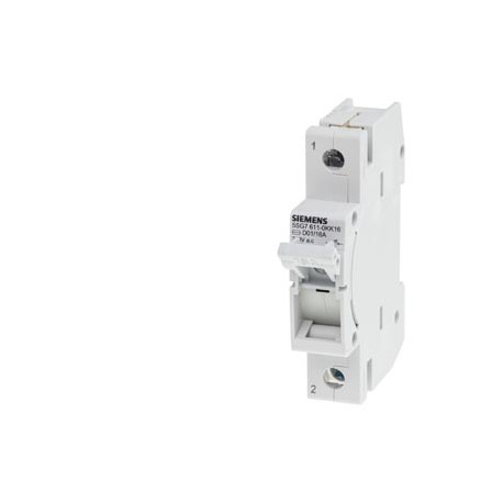 5SG7611-0KK06 SIEMENS MINIZED, fuse switch disconnector, D01, 1-pole, In: 6 A, Un AC: 230 V