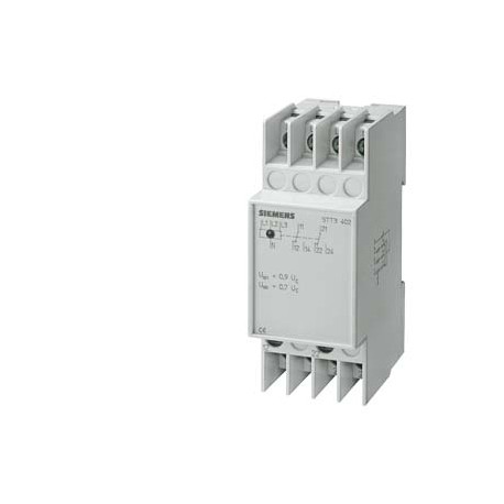 5TT3403 SIEMENS relè di tensione T5570 AC 230/400 V 2CO 0,85/0,95 con calotta trasparente