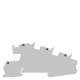 8WH6001-4DF00 SIEMENS morsetto, con attacco ad innesto iPo, morsetto per installazione, L/L, 2,5mm², grigio