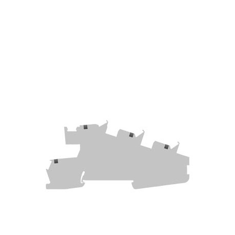 8WH6001-4DF00 SIEMENS morsetto, con attacco ad innesto iPo, morsetto per installazione, L/L, 2,5mm², grigio