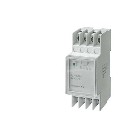 5TT3404 SIEMENS relè di tensione T5570 AC 230/400 V 2CO 0,7/0,9 asimmetrica con calotta trasparente