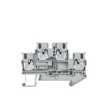 8WH6020-0AF00 SIEMENS borne, conexión enchufable iPo, dos pisos, borne de paso, 2,5 mm², gris