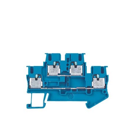 8WH6020-0AF01 SIEMENS borne, conexión enchufable iPo, dos pisos, borne de paso, 2,5 mm², azul