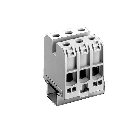 8WA1305 SIEMENS Through-type terminal thermoplast Screw terminal on both sides Block 3 terminals 48 mm, Sz. ..