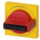 3KD9115-4 SIEMENS Accessoires pour 3KD taille 1 commande rotative débrayable de porte Poignée, jaune/rouge s..