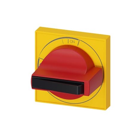3KD9115-4 SIEMENS Accessoires pour 3KD taille 1 commande rotative débrayable de porte Poignée, jaune/rouge s..