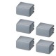 5TG8060 SIEMENS Cap set for button 5TE48 Set with 5x each Gray/non-transparent