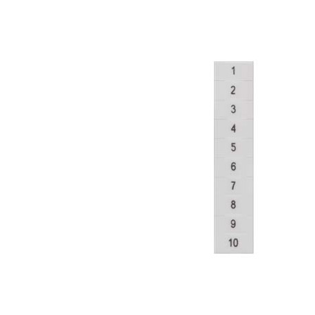 8WH8140-2XA05 SIEMENS etichetta di siglatura, iscrizione frontale, larghezza del morsetto 5,2 mm, fissaggio ..